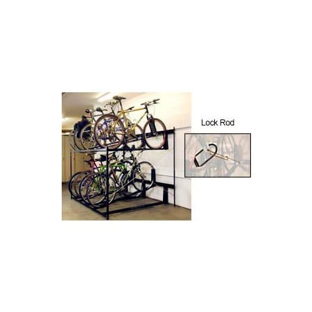 Saris Cycling Group Saris Lockable Two Tier 8 Bike Storage Rack 8180